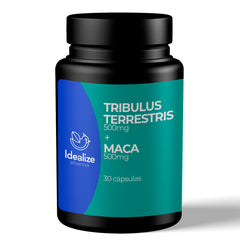 Maca Peruana 500Mg + Tribulus Terrestris 500Mg 30 Cápsulas